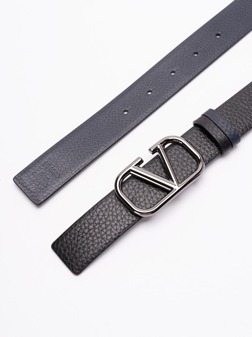 Valentino garavani `Vlogo Signature` Reversible Buckle Belt Enormi risparmi