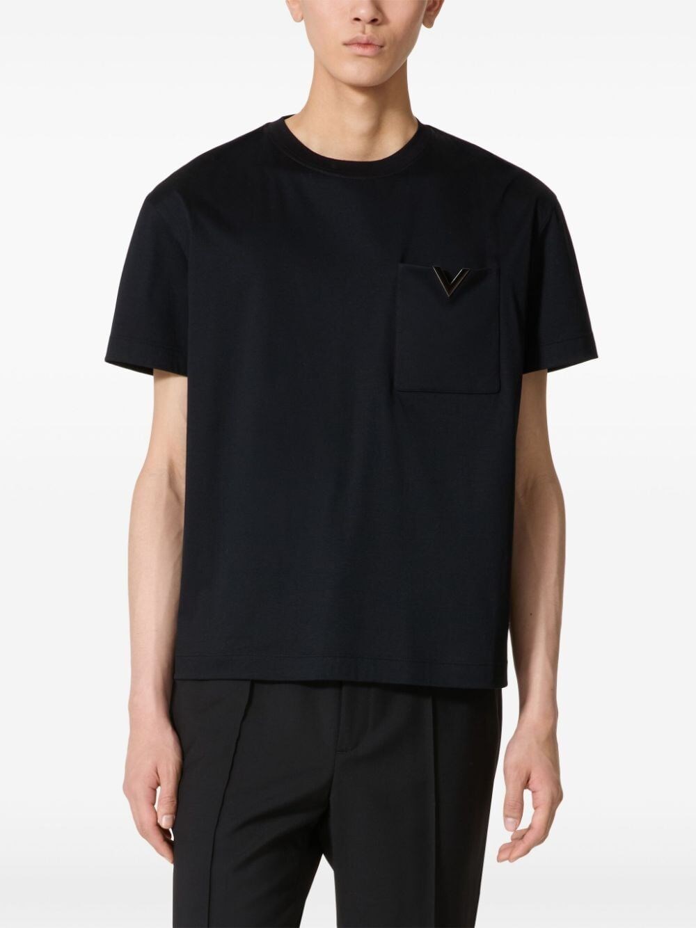 Valentino garavani `V Detail` T-Shirt Fino al 60% di sconto