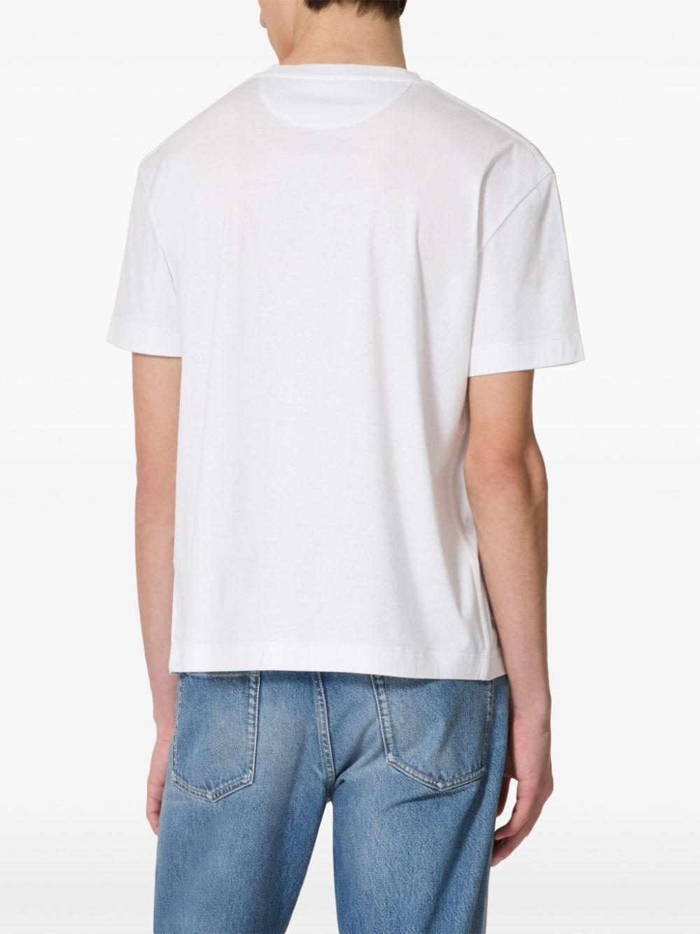 Valentino garavani `V Detail` T-Shirt Fino al 65% di sconto