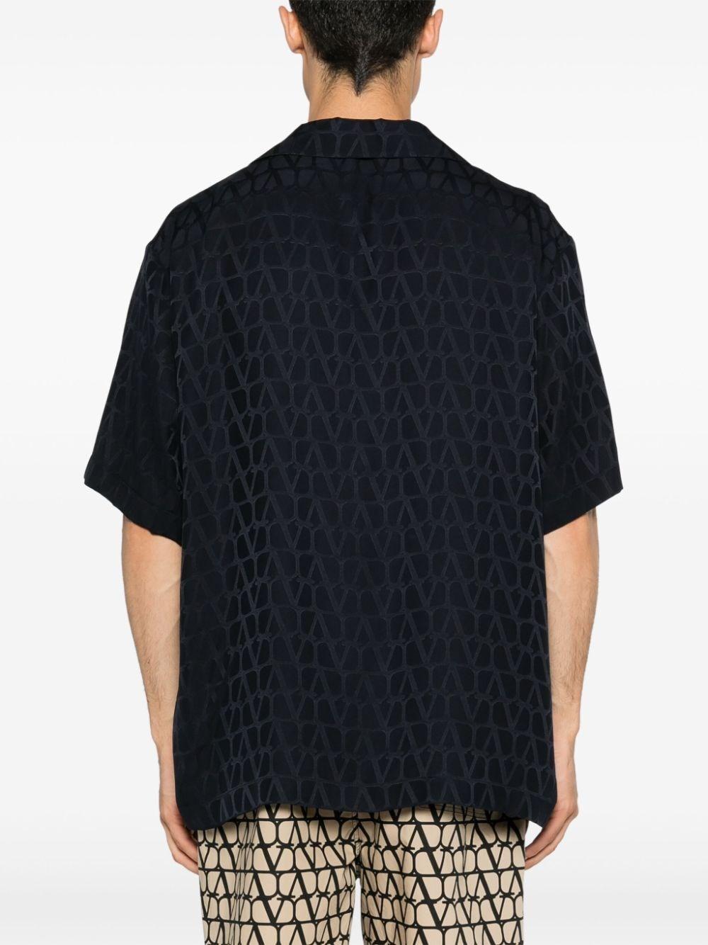 Valentino garavani `Toile Iconographe` Short Sleeve Shirt Discount Store per i nuovi prodotti