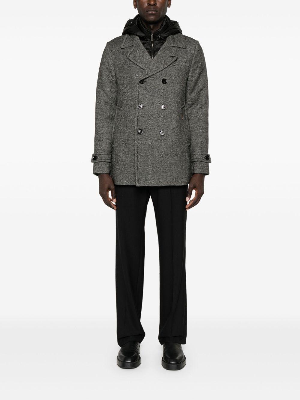 Moorer `Eligio` Double-Breasted Coat Trasporto libero internazionale