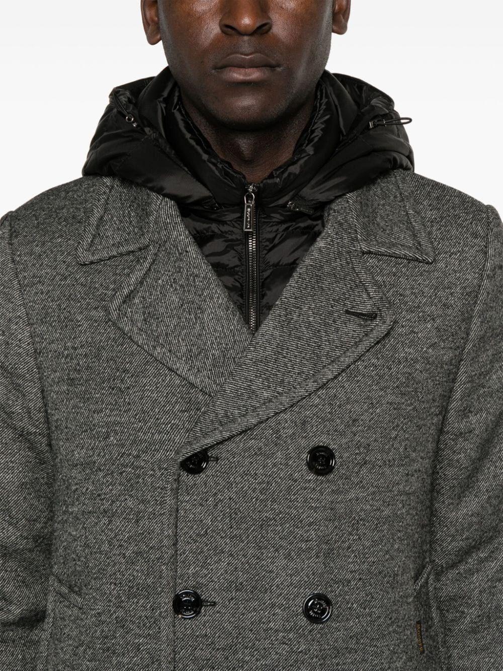 Moorer `Eligio` Double-Breasted Coat Trasporto libero internazionale