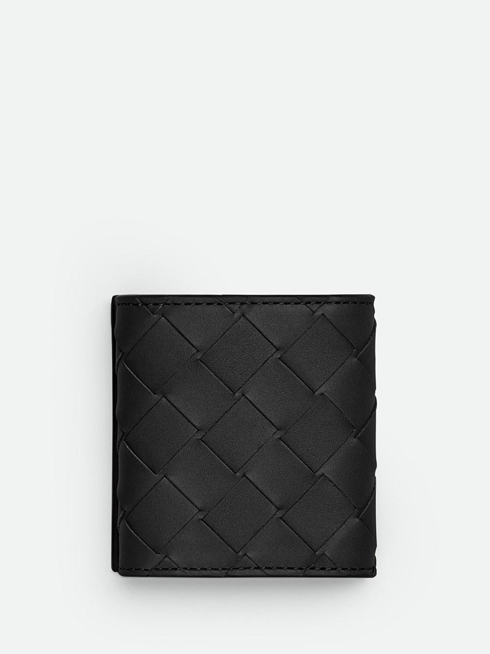Bottega veneta `Intrecciato Folded Coin Purse` Consegna Veloce
