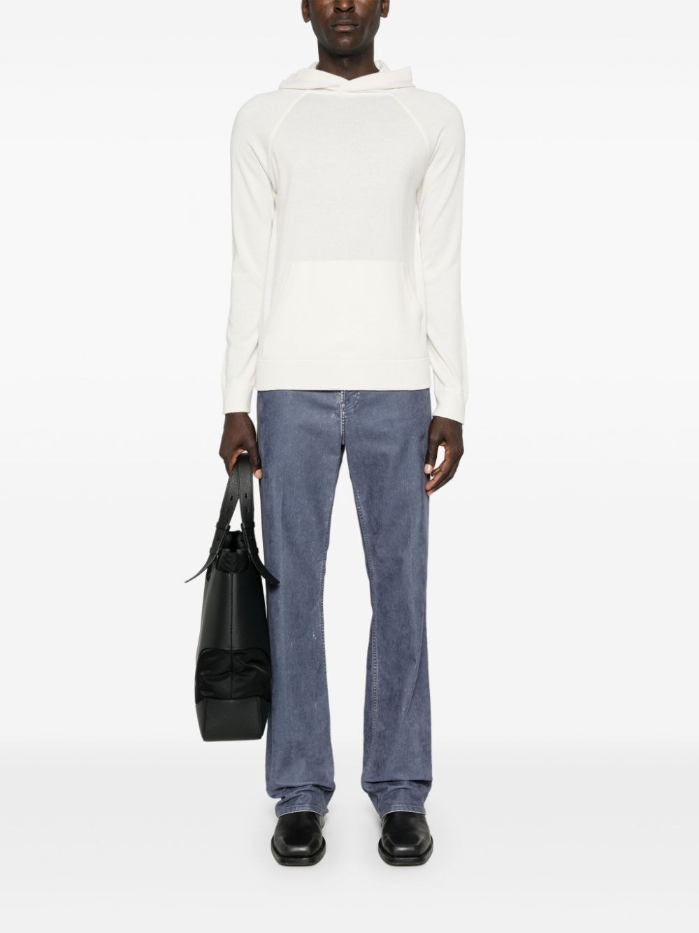 Malo Hooded Crew-Neck Sweater Offerta speciale
