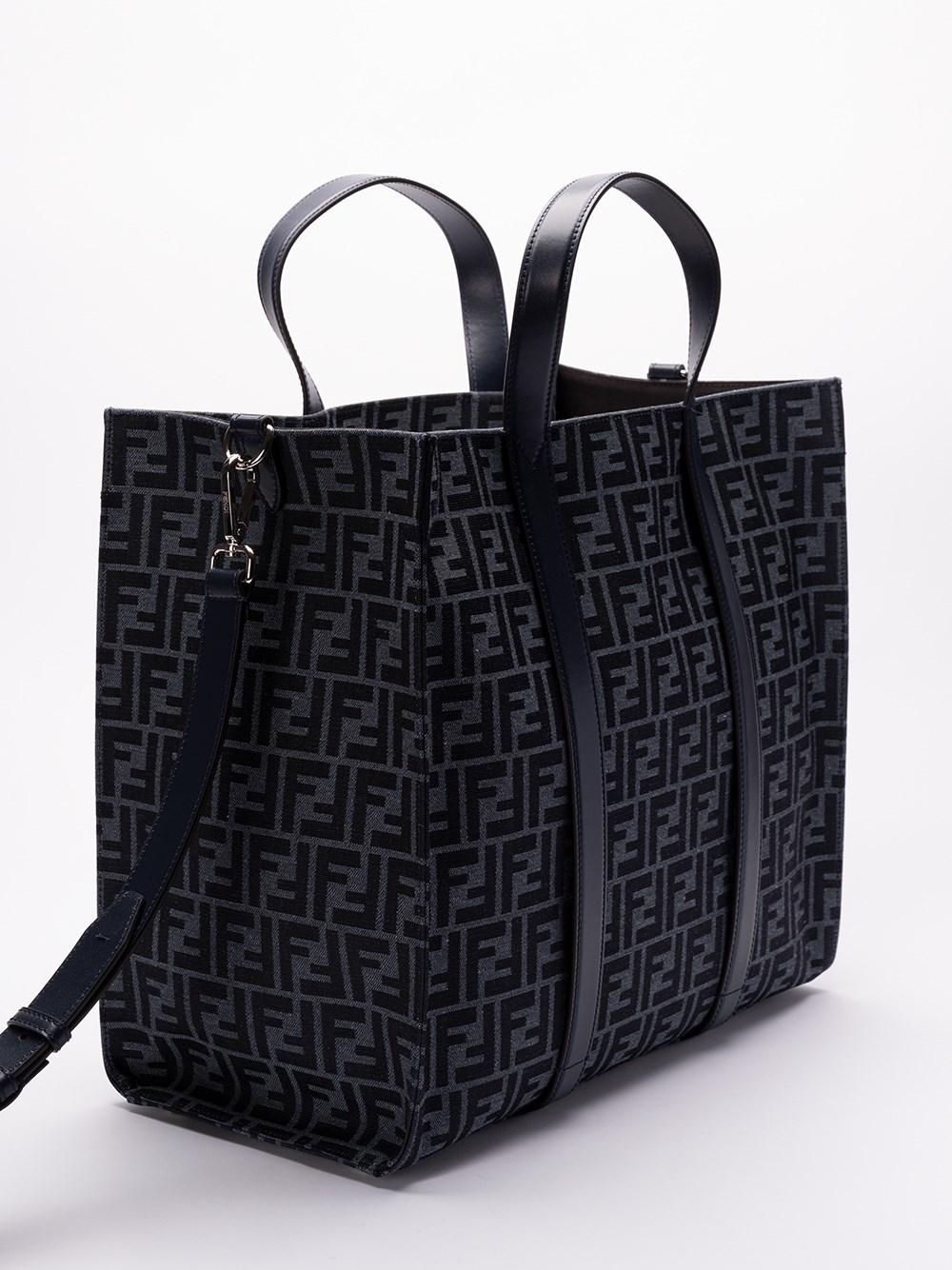 Fendi `FF Jacquard` Shopper Bag Vendite stagionali