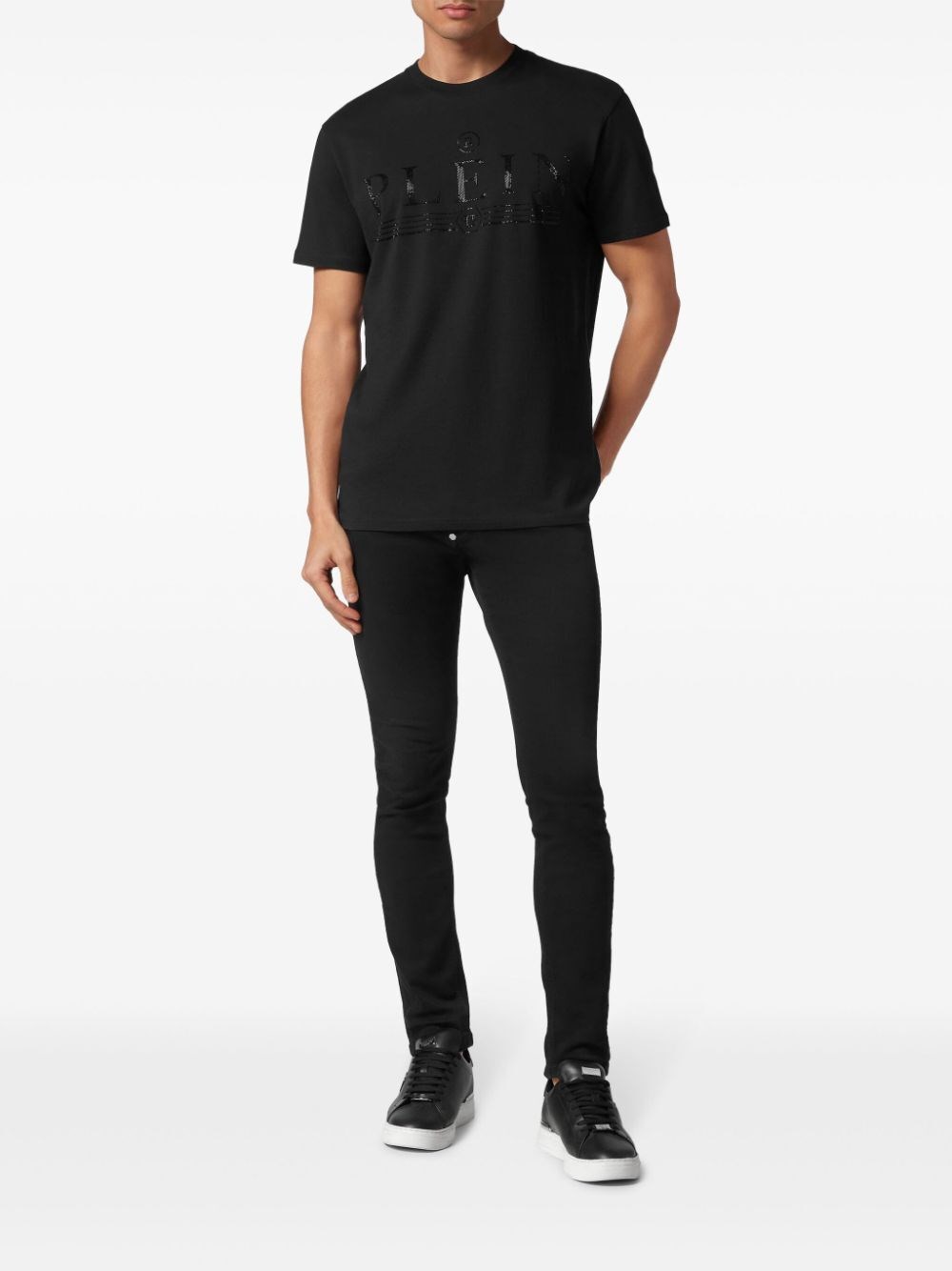 Philipp plein `Tattoo` Round-Neck T-Shirt Offerta Giorno del Papà