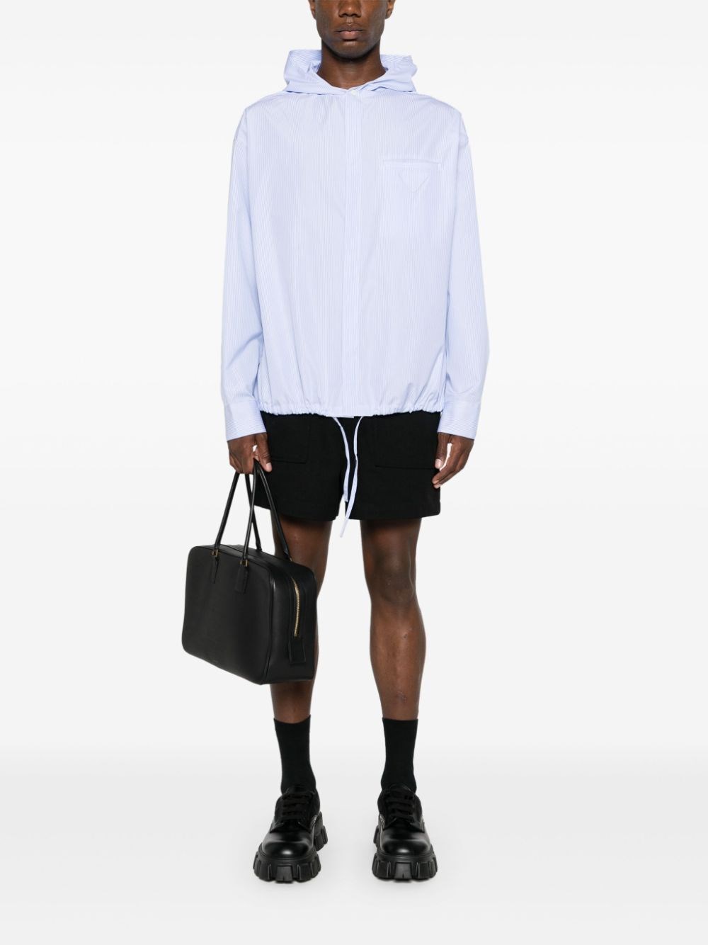 Prada Hooded Shirt Bestseller