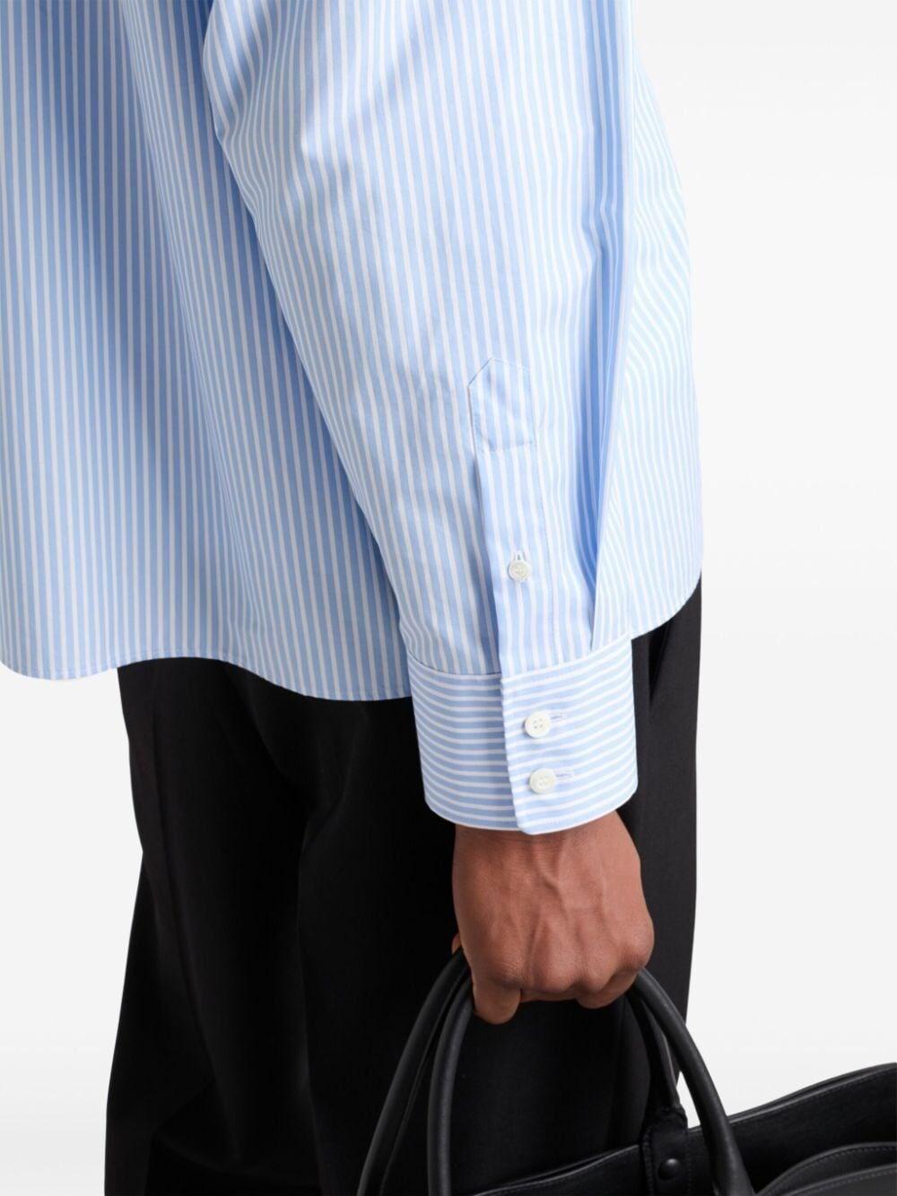 Prada Striped Shirt Offerte stagionali