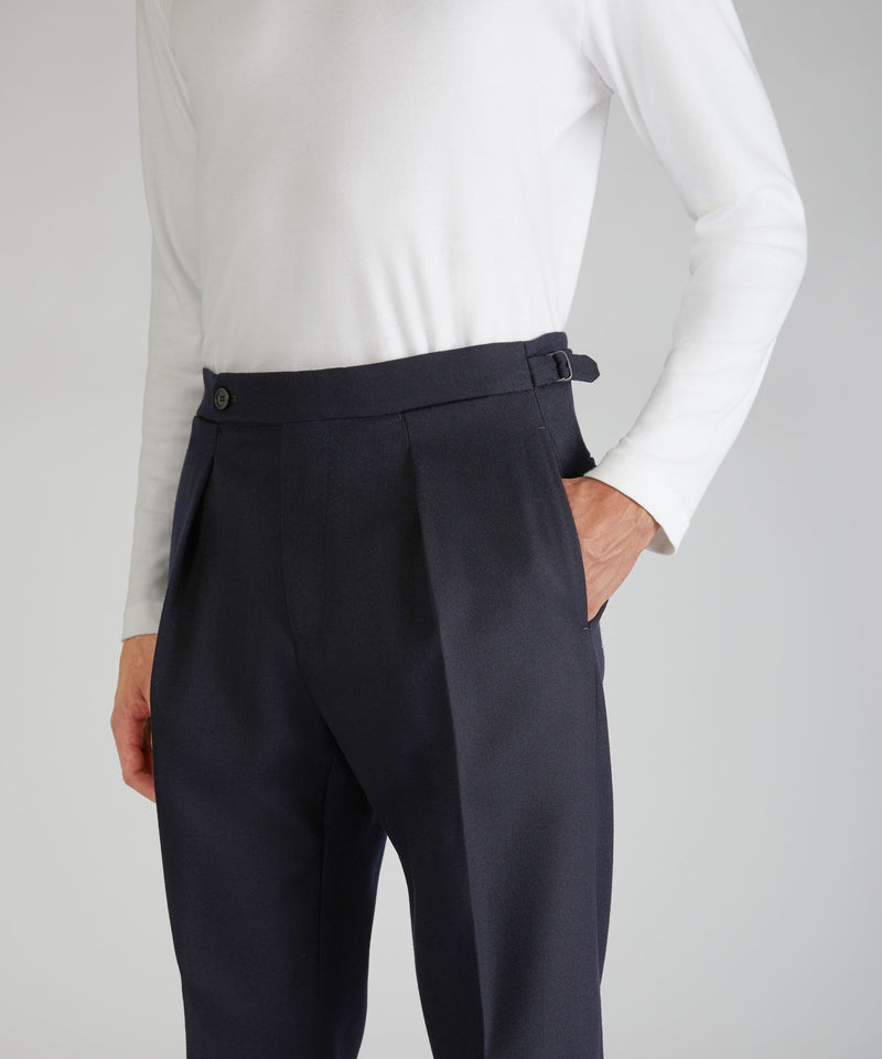 Slowear Pantalone straight fit in lana mélange Acquista Ora