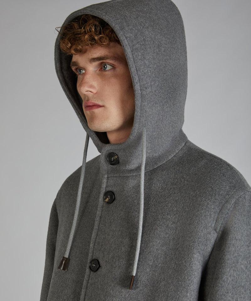 Slowear Parka in panno di lana mélange Fino Al -60%
