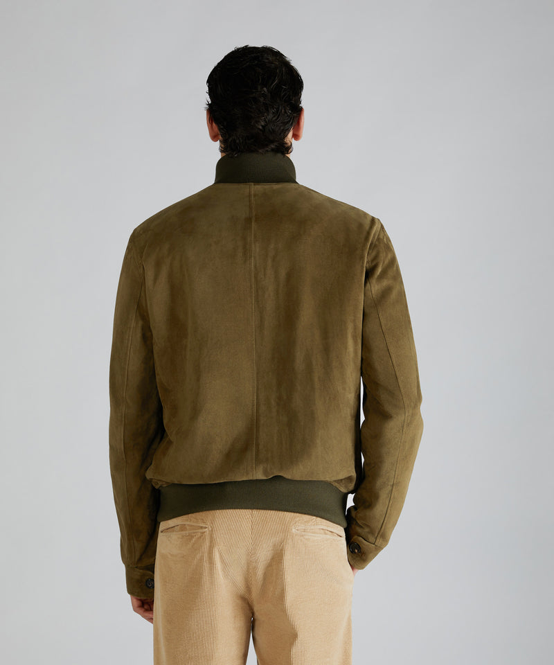 Slowear Bomber in pelle scamosciata Shopping Online