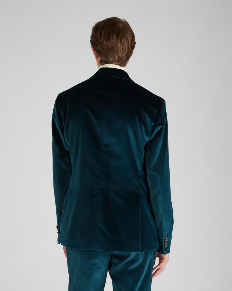 Slowear Giacca doppiopetto slim fit in velluto Saldi