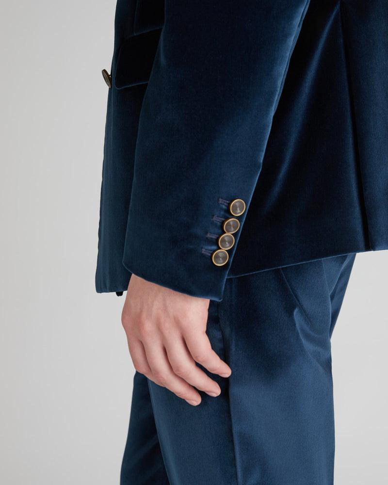 Slowear Giacca doppiopetto slim fit in velluto Offerte