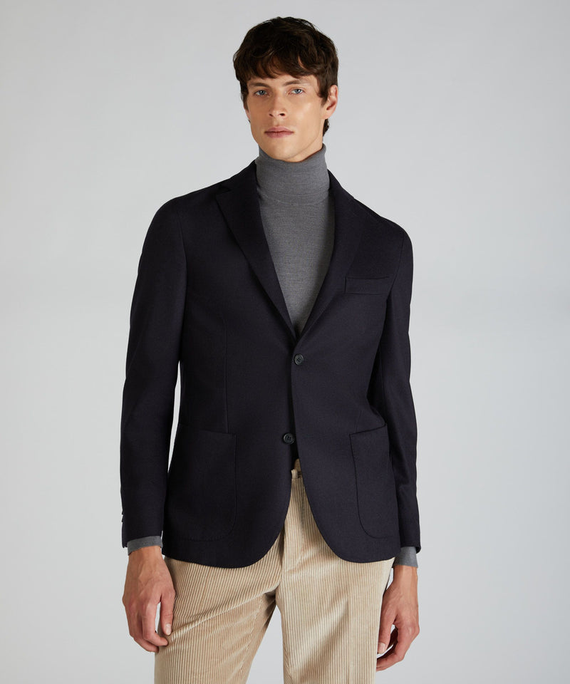 Slowear Giacca slim fit in flanella Saldi Di Fabbrica