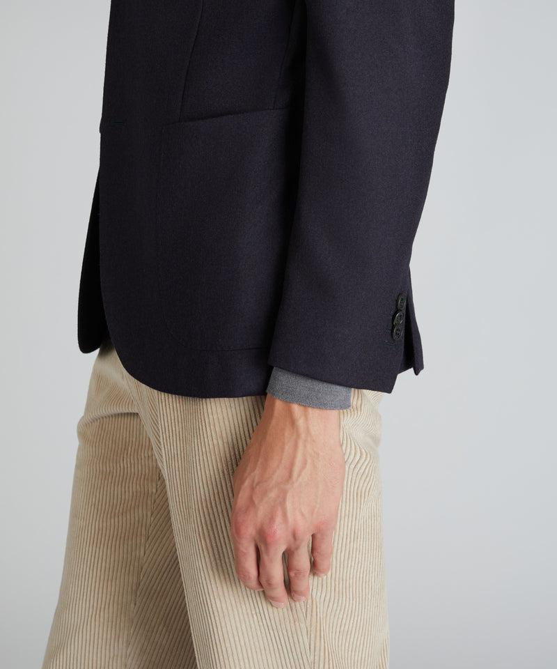 Slowear Giacca slim fit in flanella Saldi Di Fabbrica