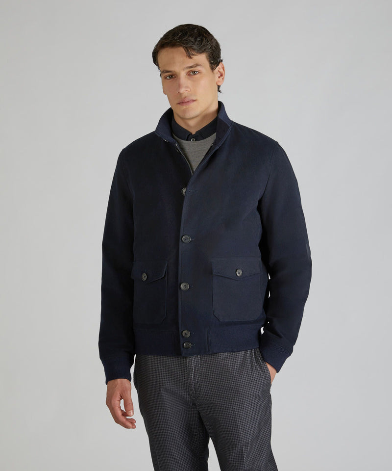 Slowear Bomber in Moleskin Qualità Garantita
