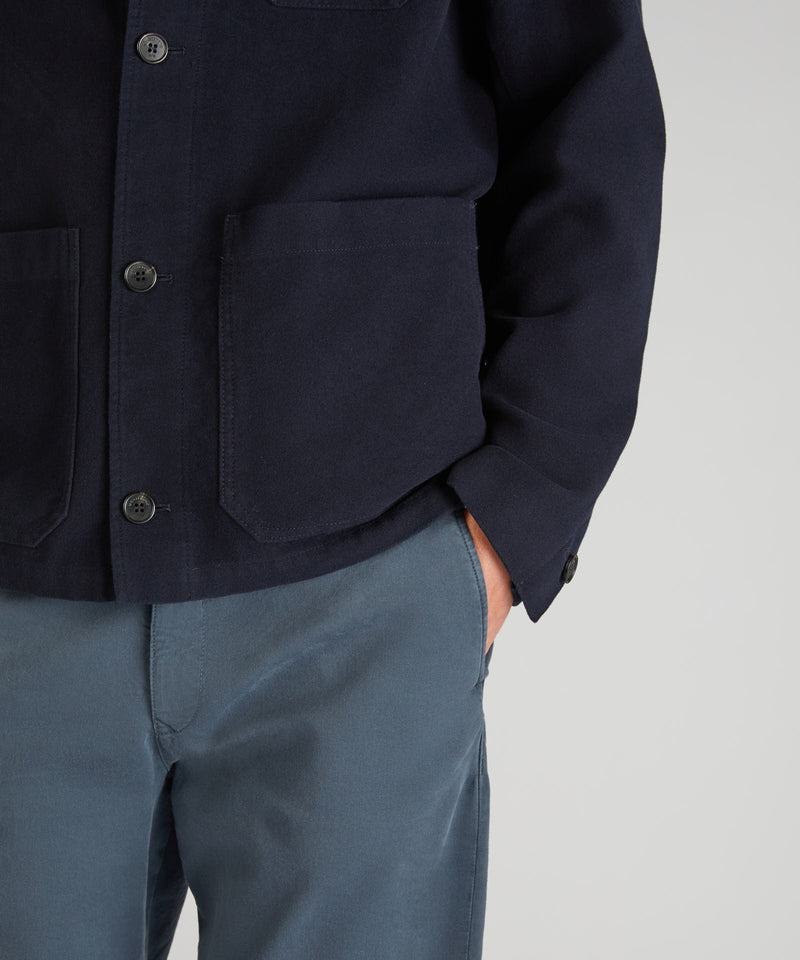 Slowear Blusa regular fit in Moleskin Economico
