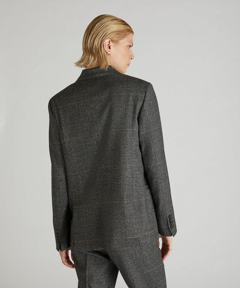 Slowear Doppiopetto regular fit in flanella Saldi Di Fabbrica