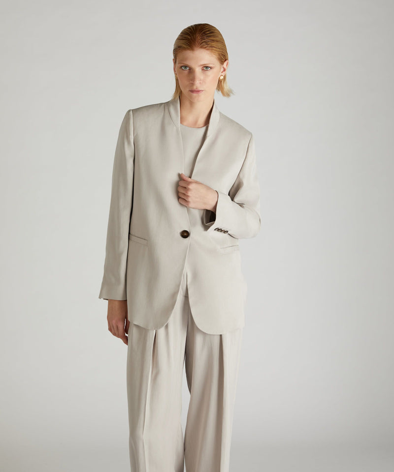 Slowear Giacca regular fit in lyocell Italy