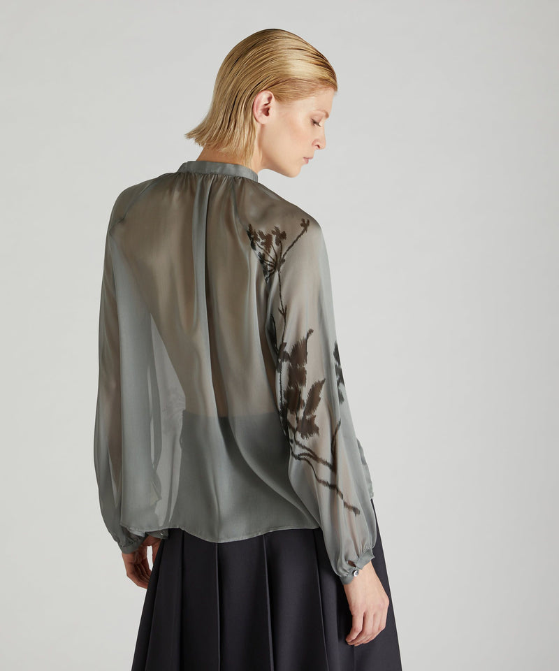 Slowear Camicia wide fit in chiffon di seta Nuovo