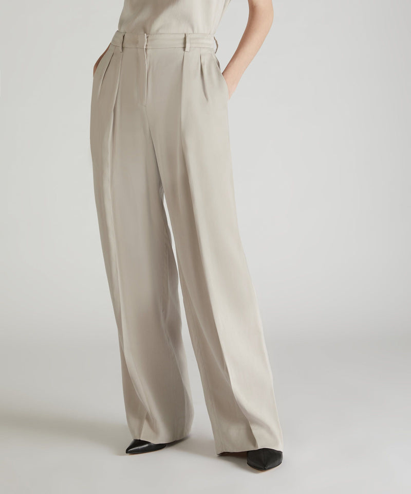 Slowear Pantalone wide fit in lyocell Promozione Limitata