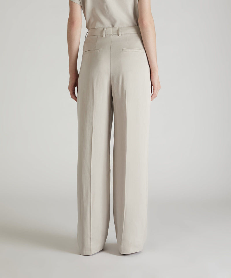 Slowear Pantalone wide fit in lyocell Promozione Limitata