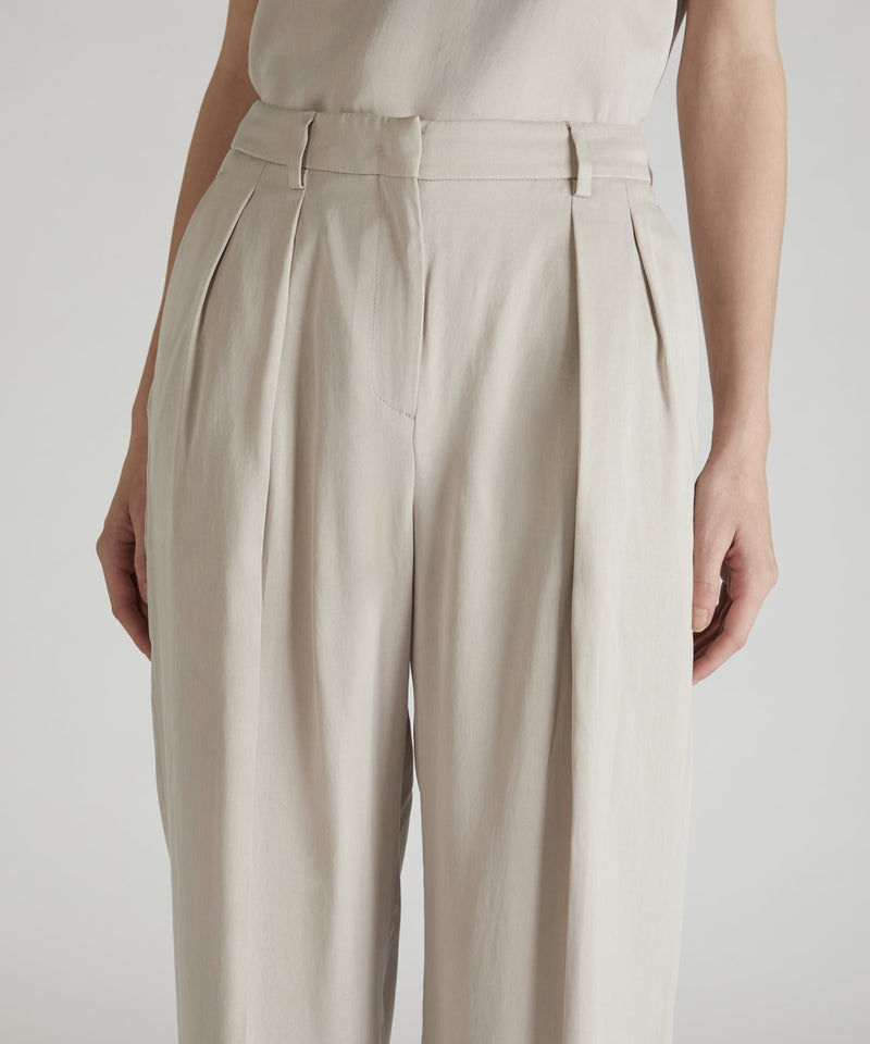 Slowear Pantalone wide fit in lyocell Promozione Limitata