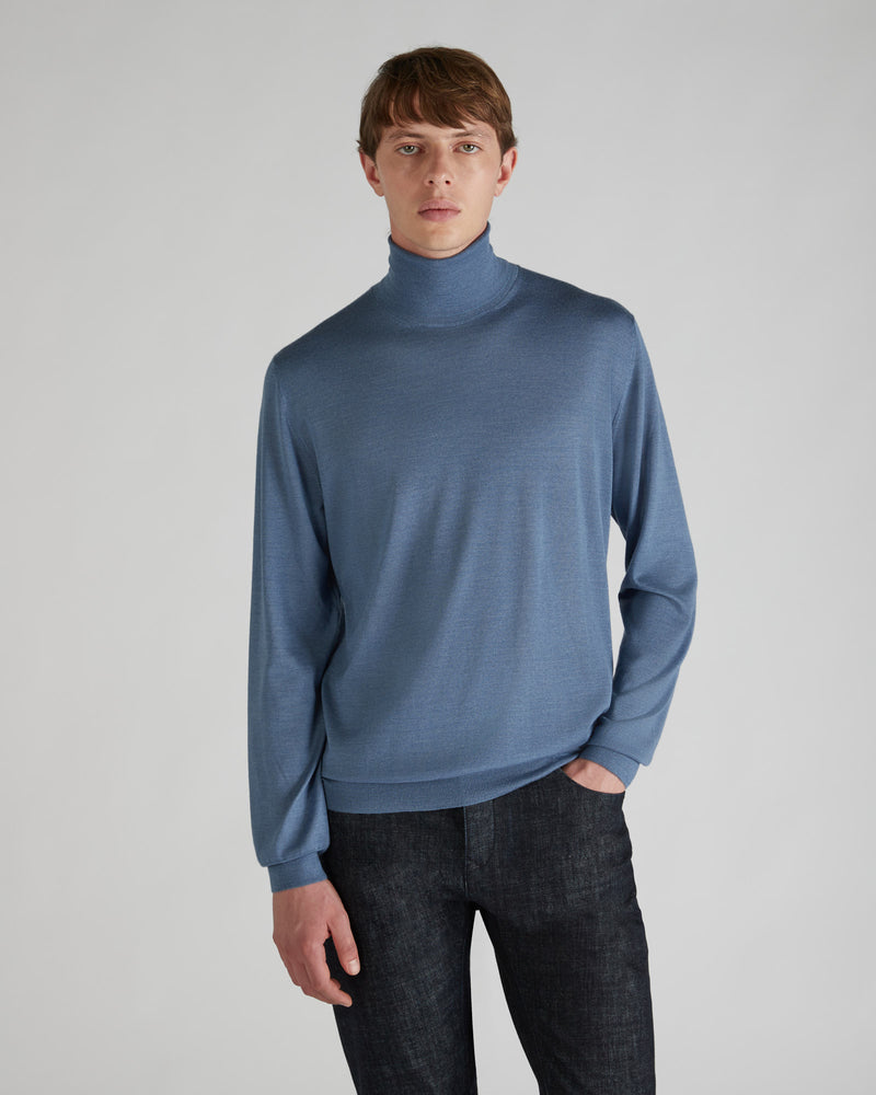 Slowear Dolcevita slim fit in cashmere e seta Prezzo Ridotto