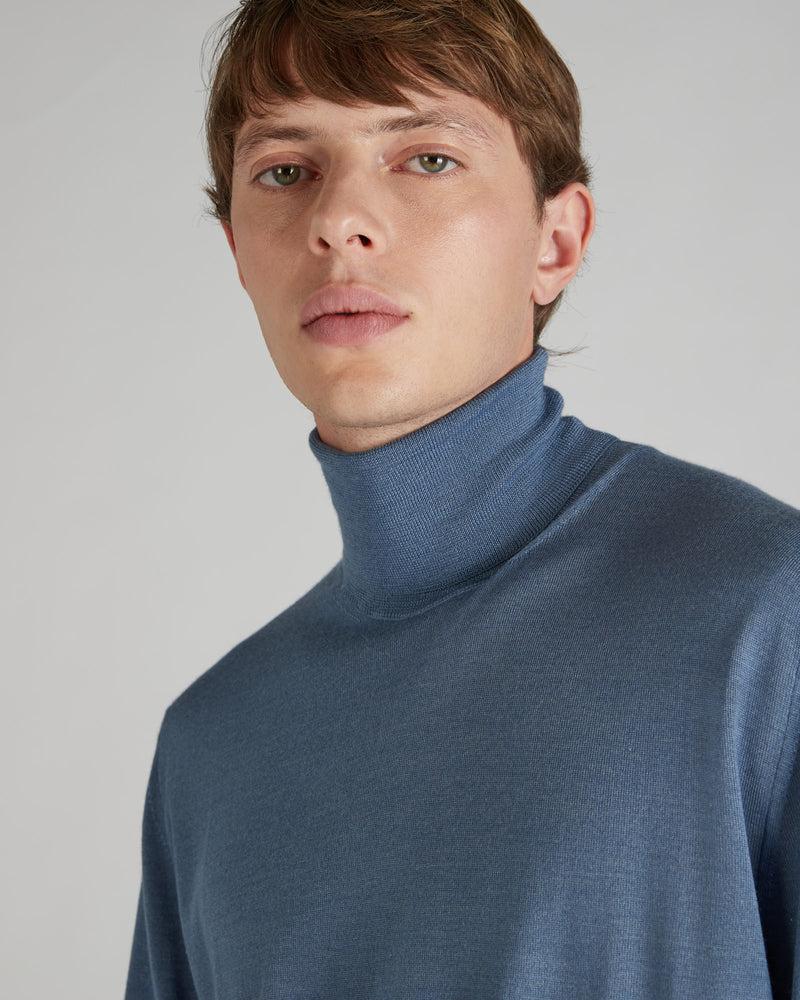 Slowear Dolcevita slim fit in cashmere e seta Prezzo Ridotto