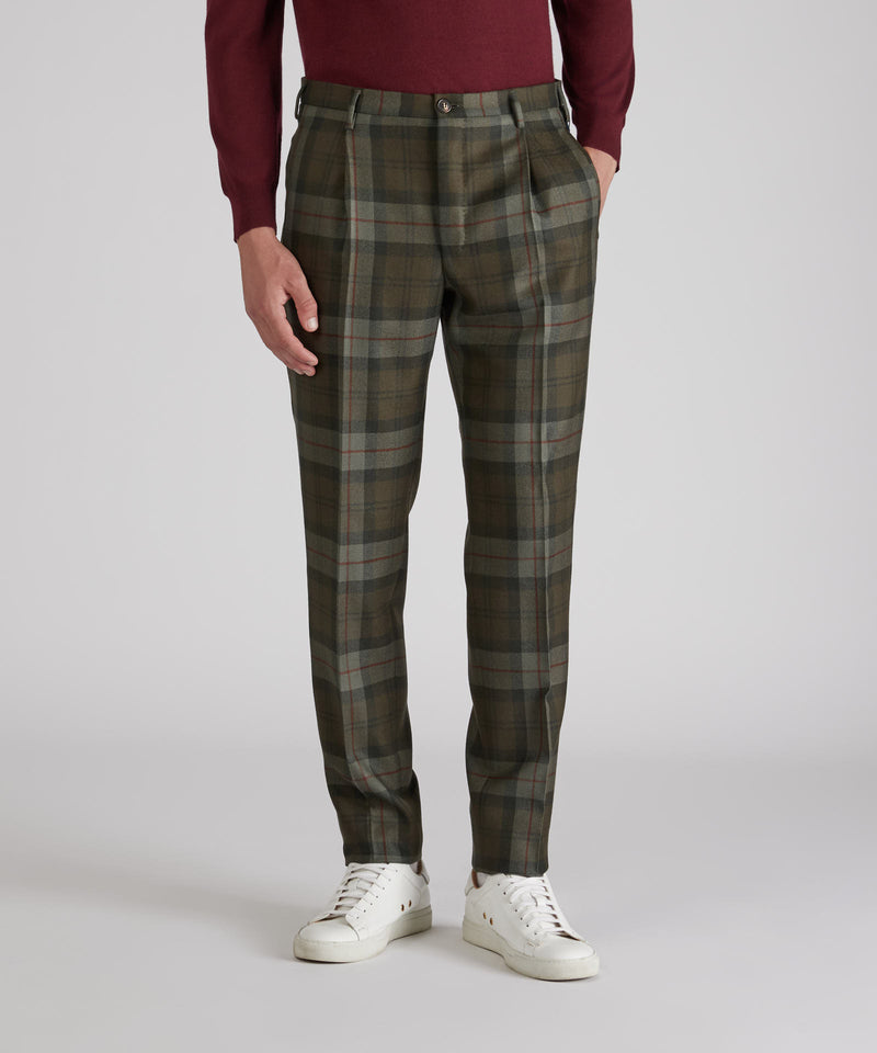 Slowear Pantalone tapered fit in lana I Più Venduti