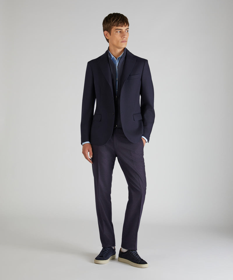 Slowear Pantalone slim fit in flanella di lana e cashmere In Saldo