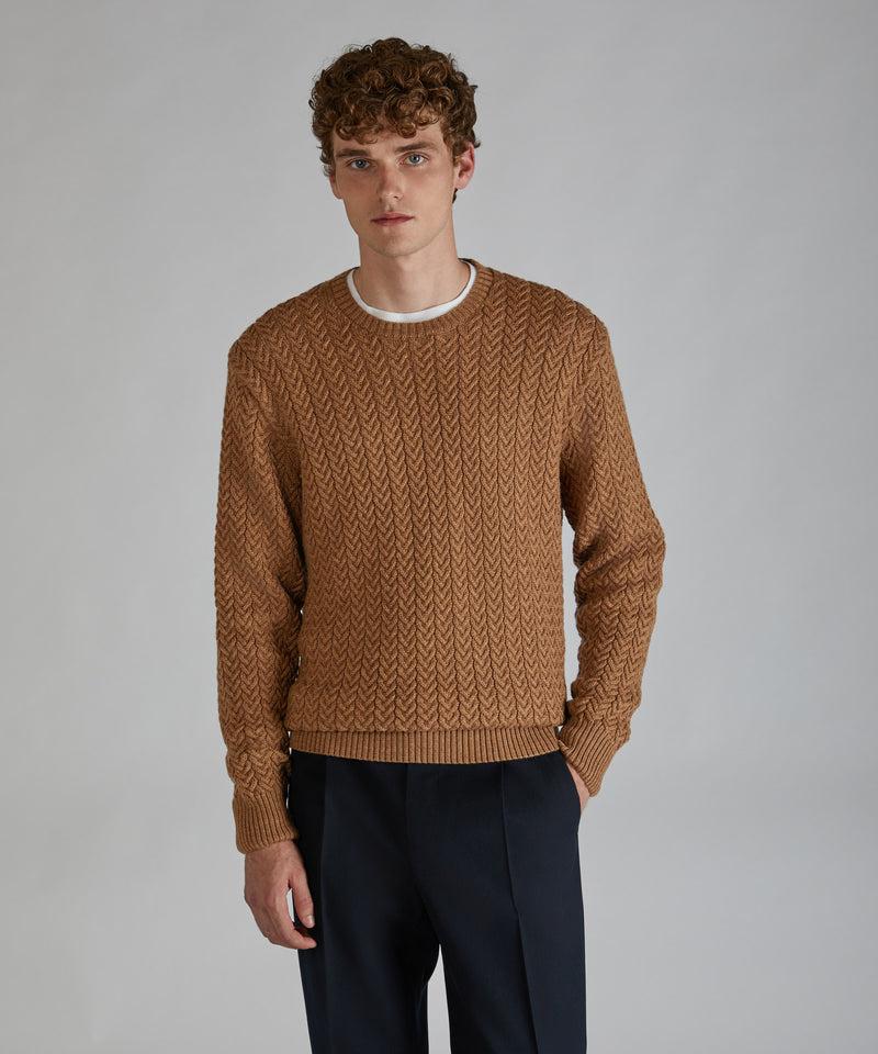 Slowear Girocollo slim fit in lana merinos Nuova