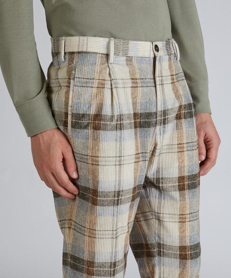 Slowear Pantaloni tapered fit in velluto a coste Italy
