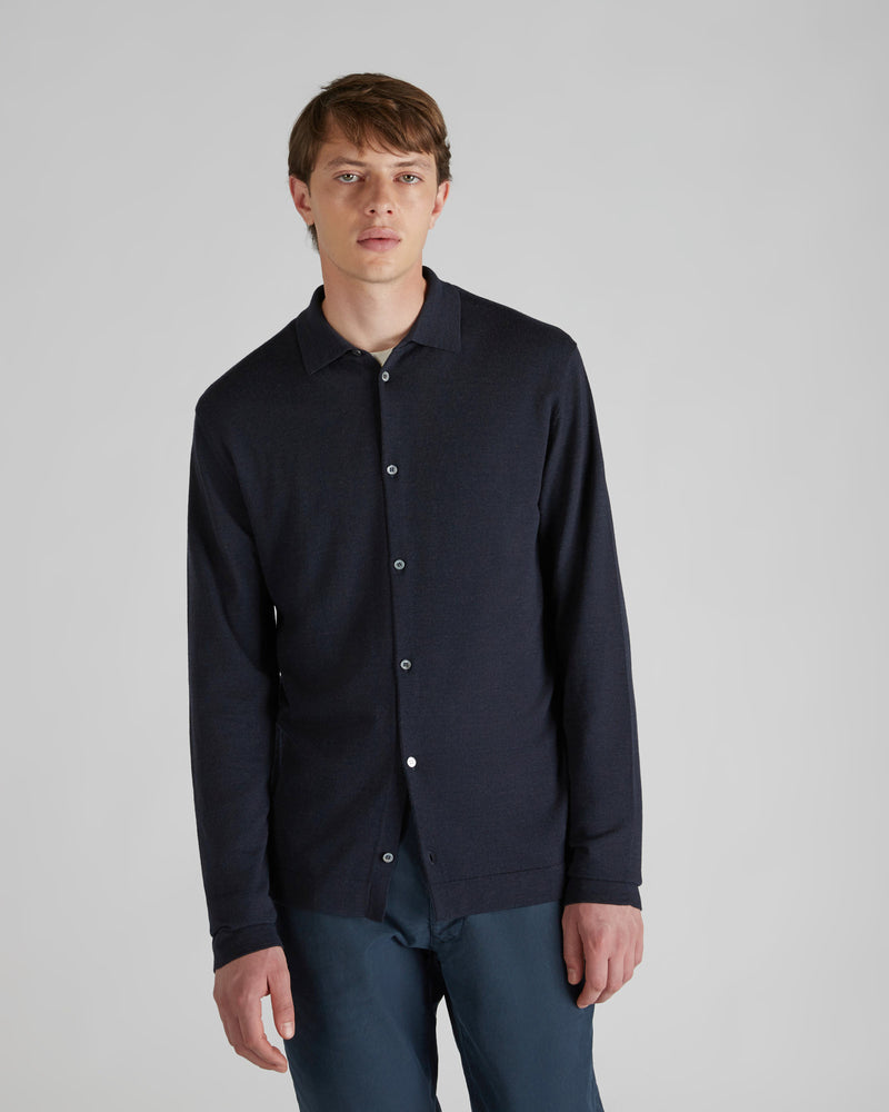 Slowear Camicia slim fit in Flexwool certificato Italia