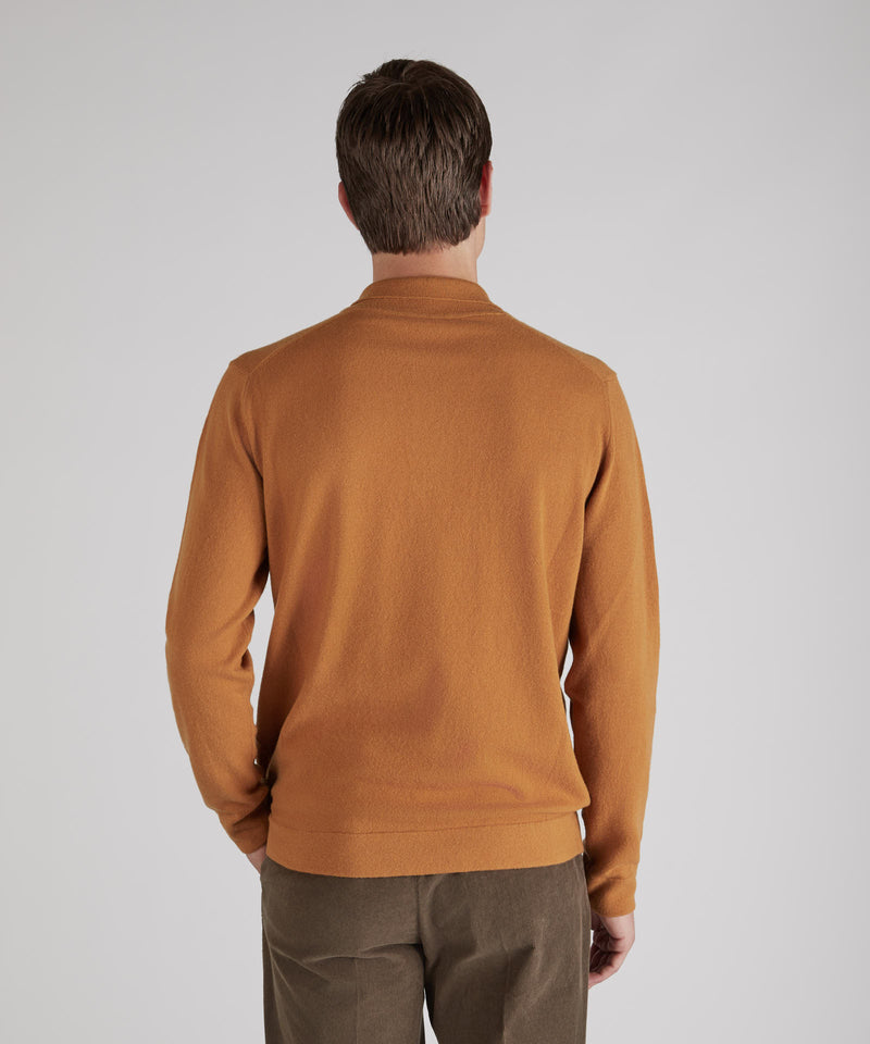 Slowear Polo slim fit in lana e cashmere In Linea
