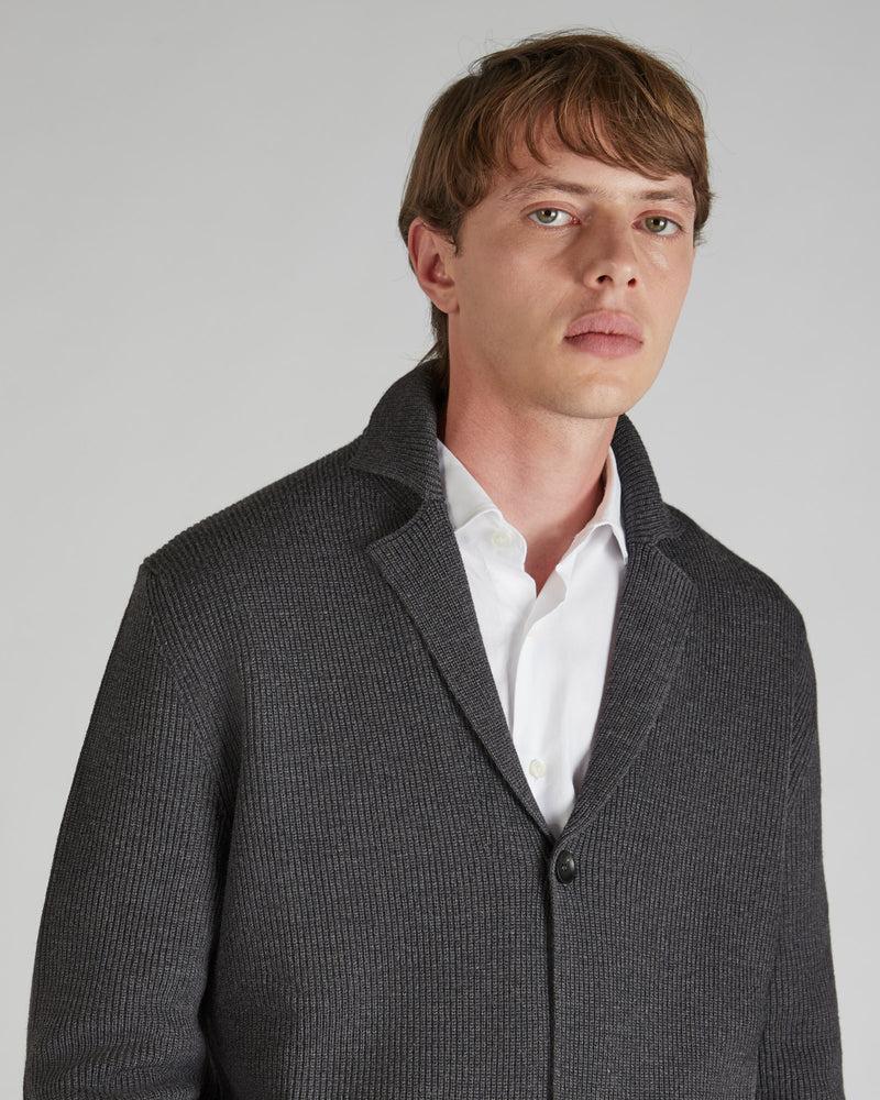 Slowear Giacca slim fit in lana merinos certificata a costa Negozi Online