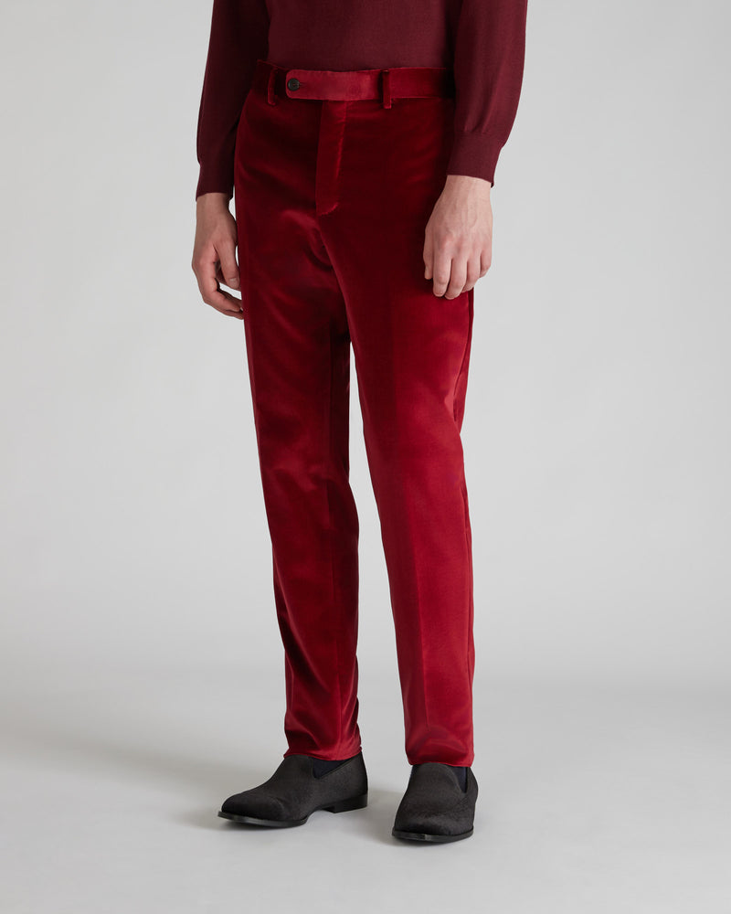 Slowear Pantalone tapered fit in velluto Acquista Ora