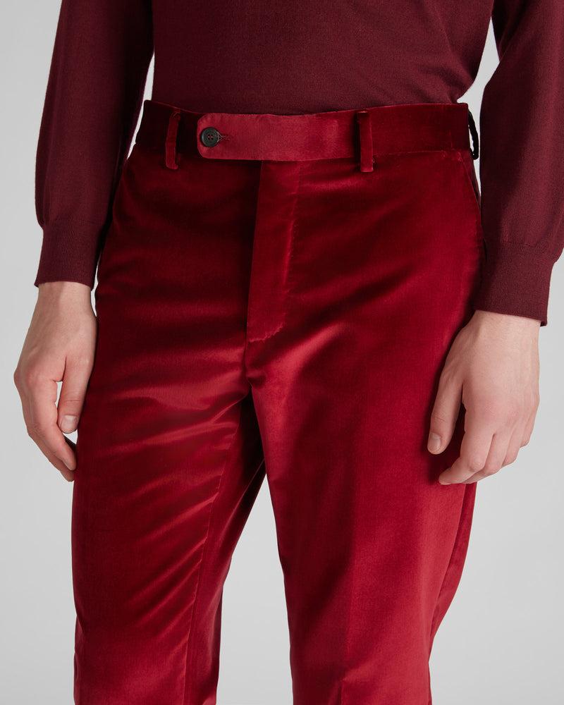 Slowear Pantalone tapered fit in velluto Acquista Ora