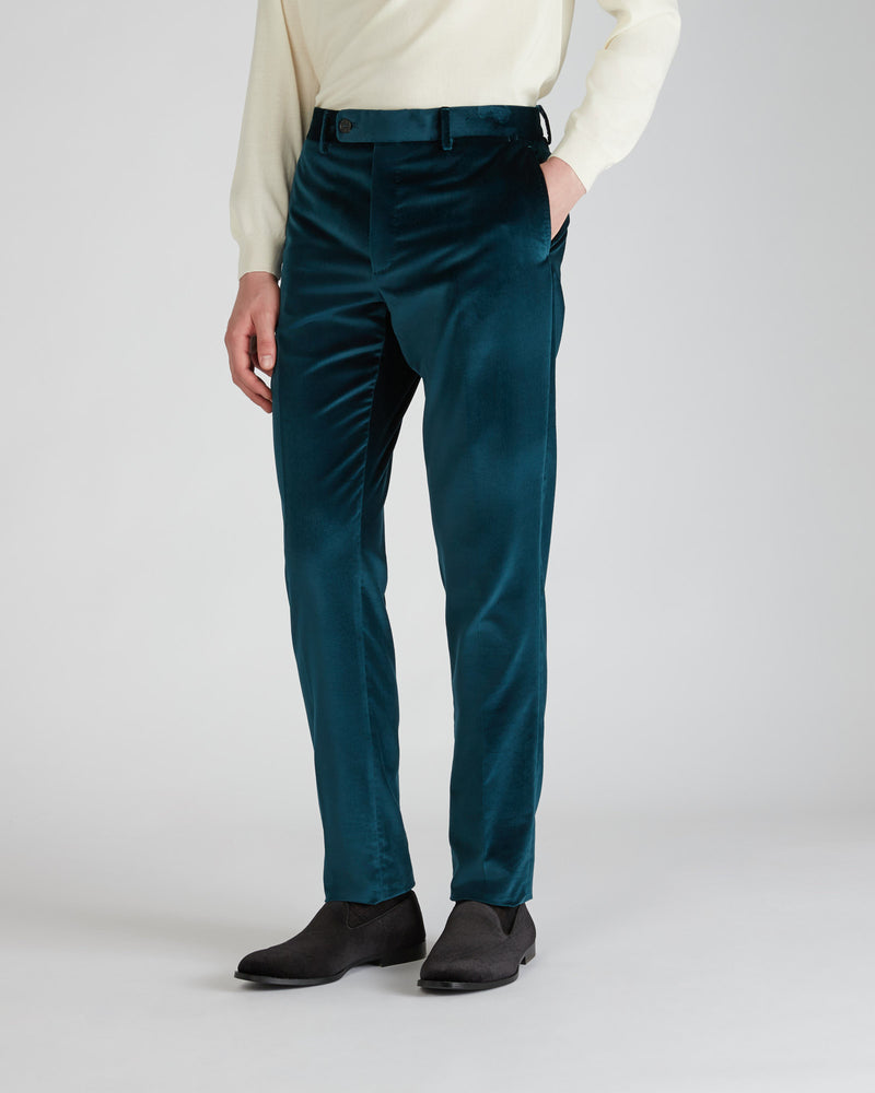 Slowear Pantalone tapered fit in velluto Consegna Veloce