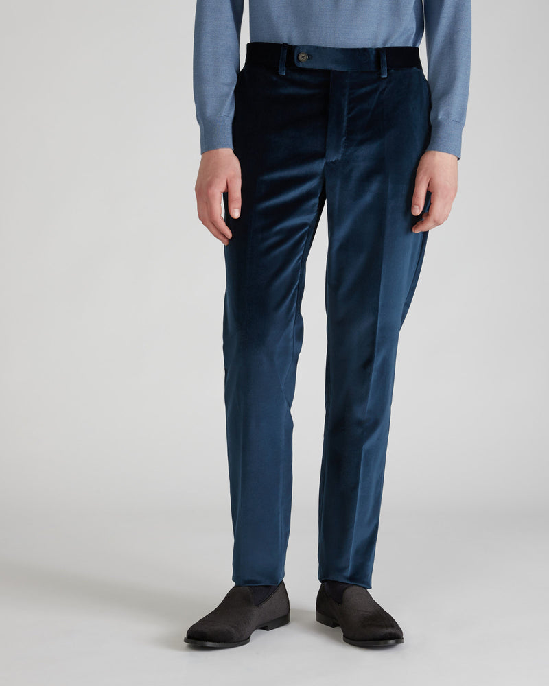 Slowear Pantalone tapered fit in velluto Promozione Limitata