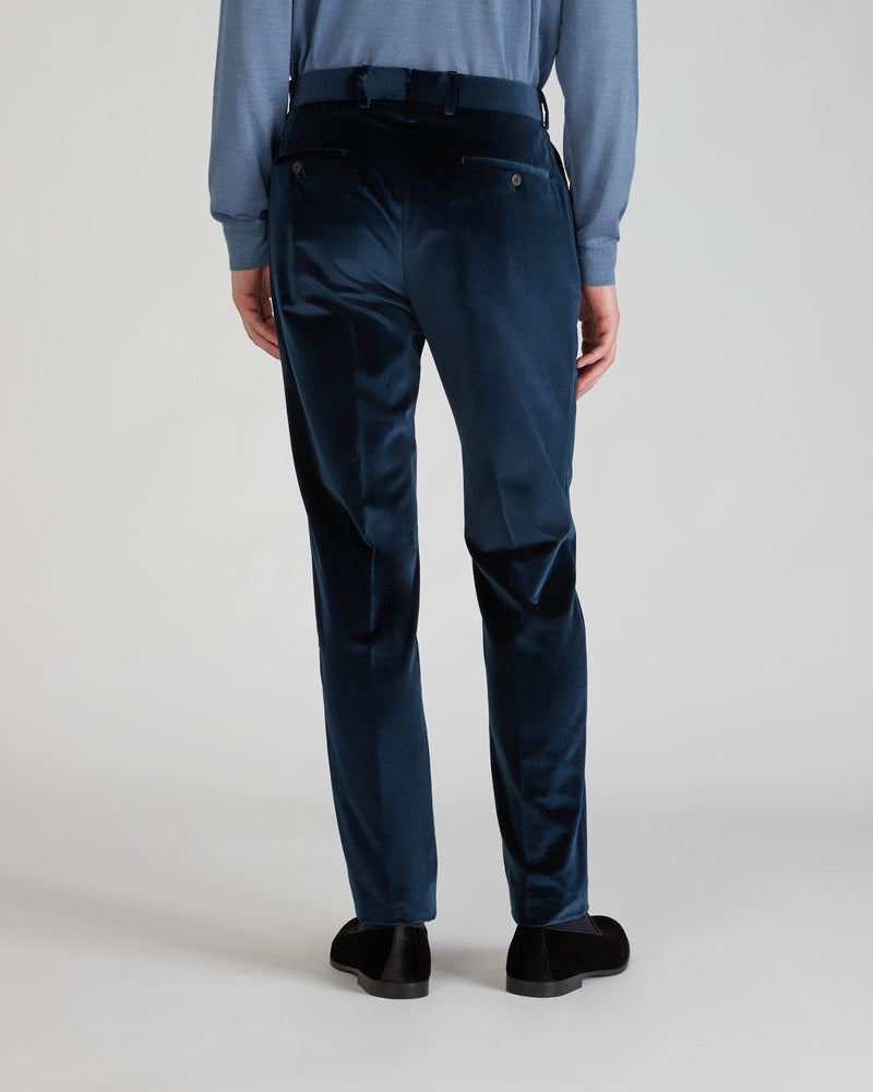 Slowear Pantalone tapered fit in velluto Promozione Limitata