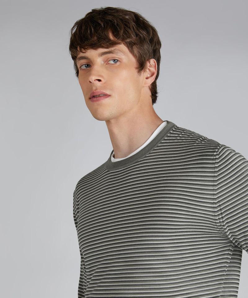 Slowear Girocollo slim fit in Flexwool Prezzo Ridotto