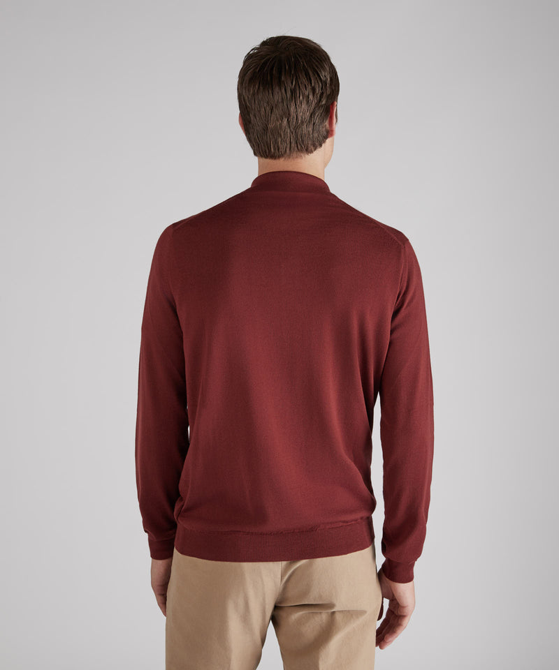Slowear Polo slim fit in Flexwool Italy
