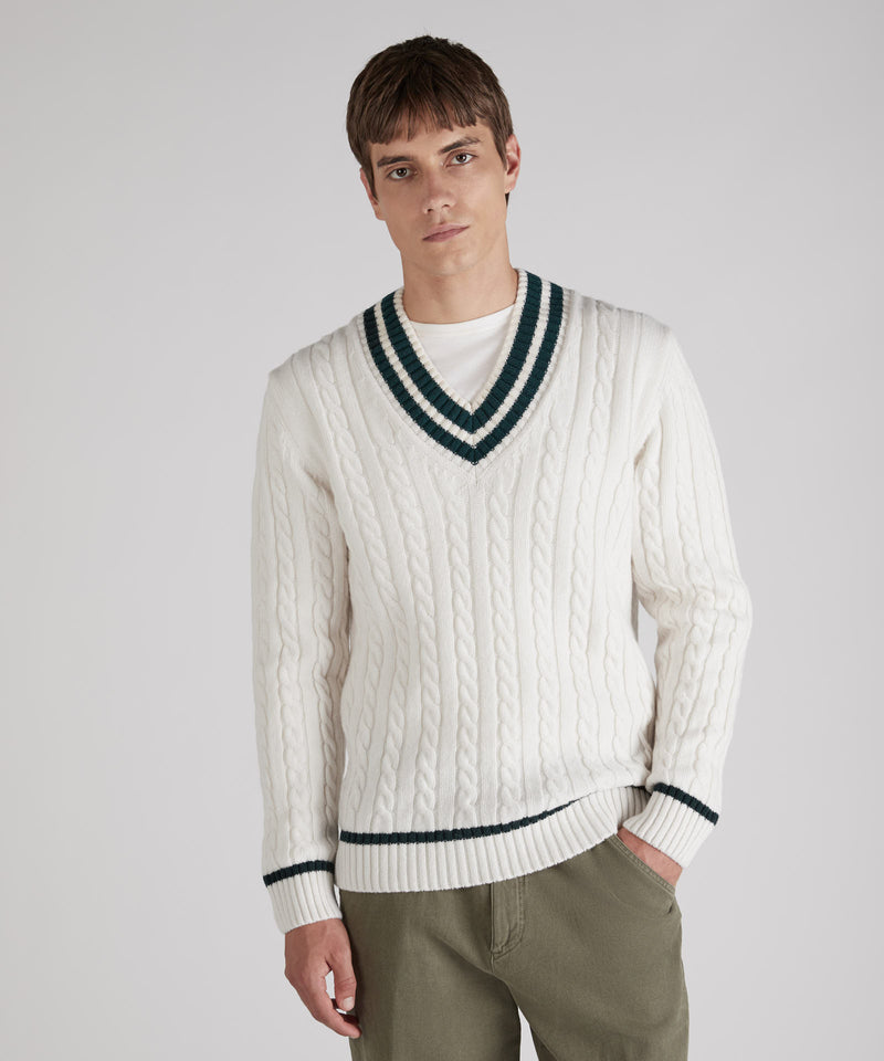 Slowear Maglia con scollo a V in lana Geelong Economico