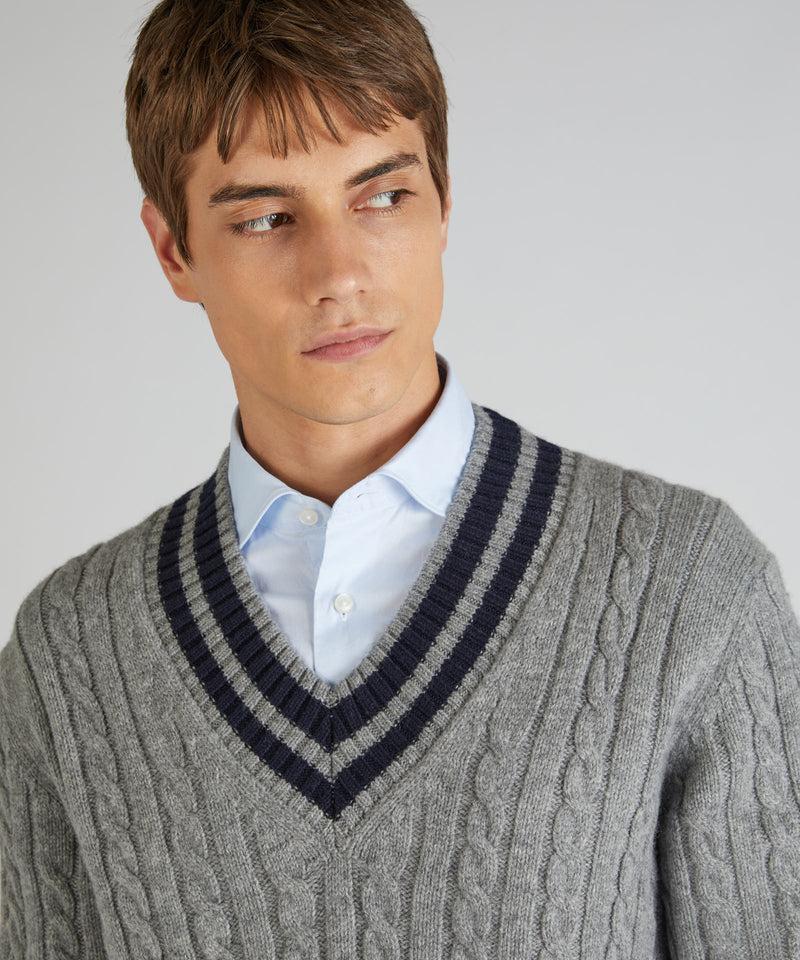Slowear Maglia con scollo a V in lana Geelong Online
