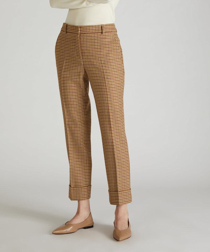 Slowear Pantalone regular fit in flanella In Saldo