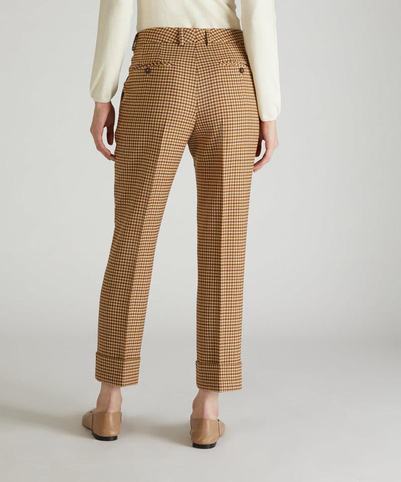 Slowear Pantalone regular fit in flanella In Saldo