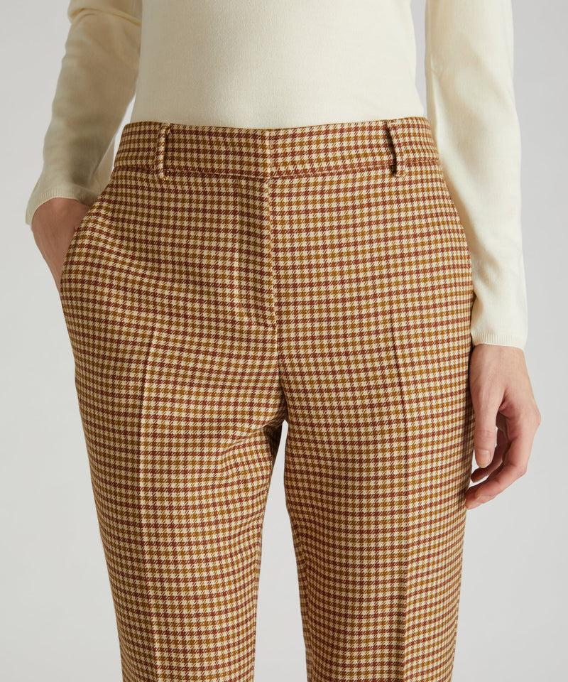Slowear Pantalone regular fit in flanella In Saldo