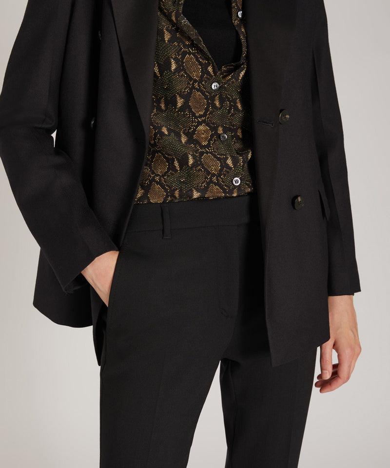 Slowear Pantalone slim fit in lana bistretch certificata 2025
