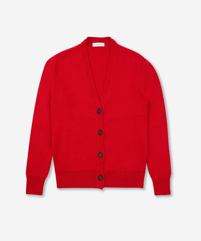 Slowear Cardigan slim fit in lana Promozione